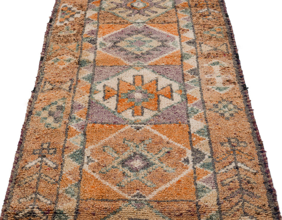Vintage Turkish Runner Rug - 3' 1" x 13' 1" (37 in. x 157 in.)