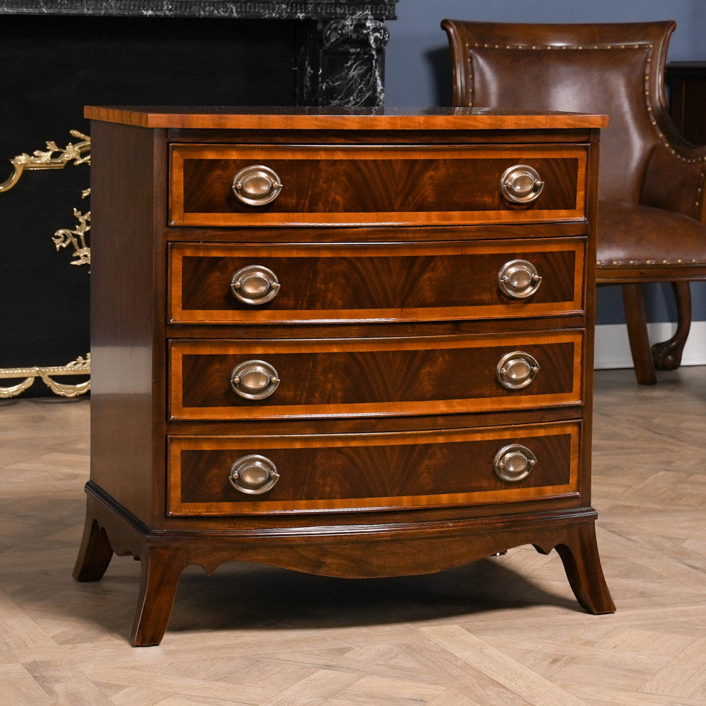 Banded Mahogany Chest of Drawers