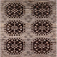 Ahgly Company Indoor Square Mid-Century Modern Area Rugs, 3' Square