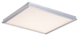 LED Flush Mount, Brushed Aluminum