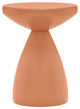 Anika Iron End / Side Table, Salmon