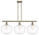 Innovations 516-3I-AB-G652-12 3-Light Island Light, Antique Brass