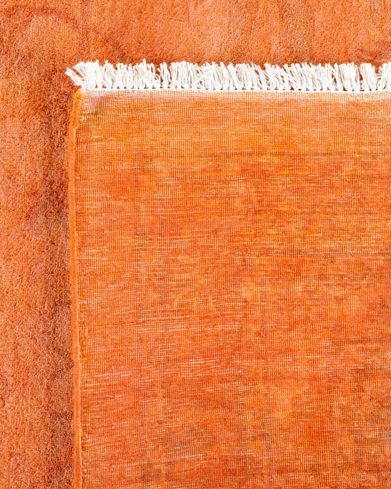 Fine Vibrance, One-of-a-Kind Handmade Area Rug Orange, 17'10"x12'3"