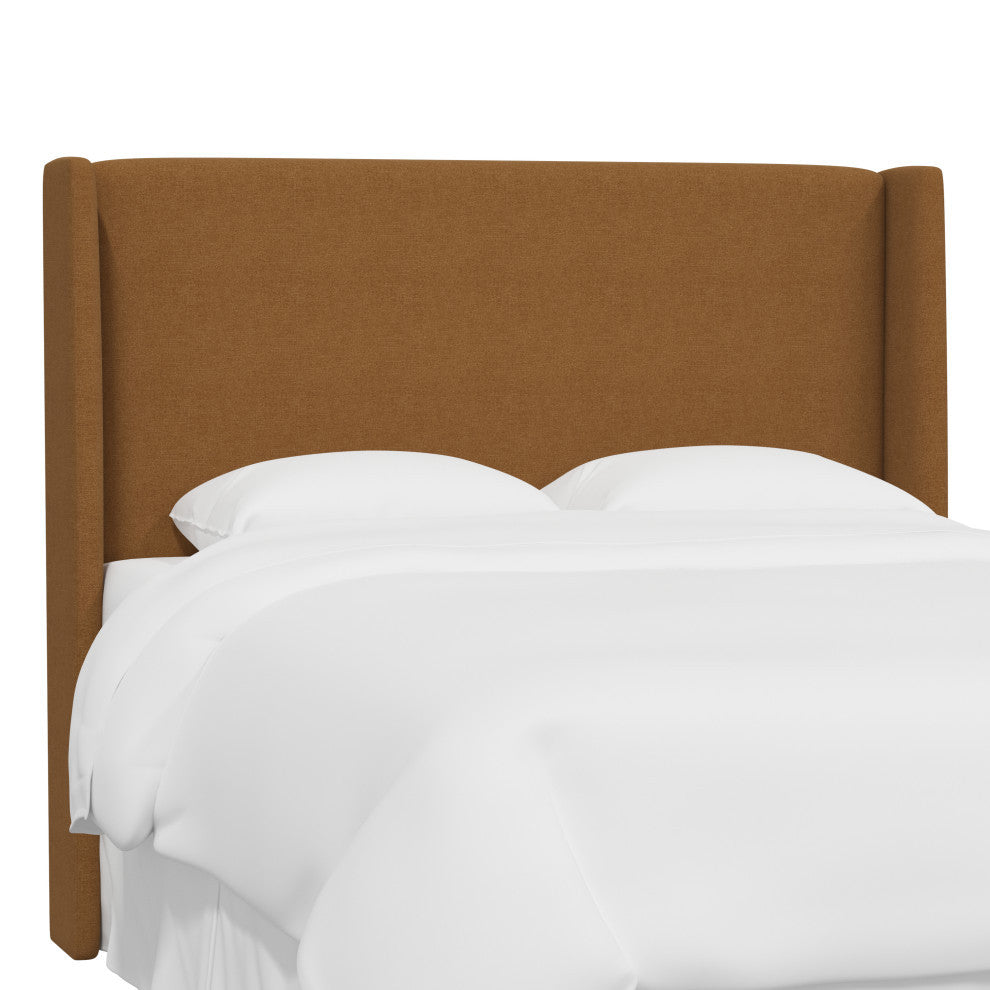 California King Wingback Headboard, Zuma Amber