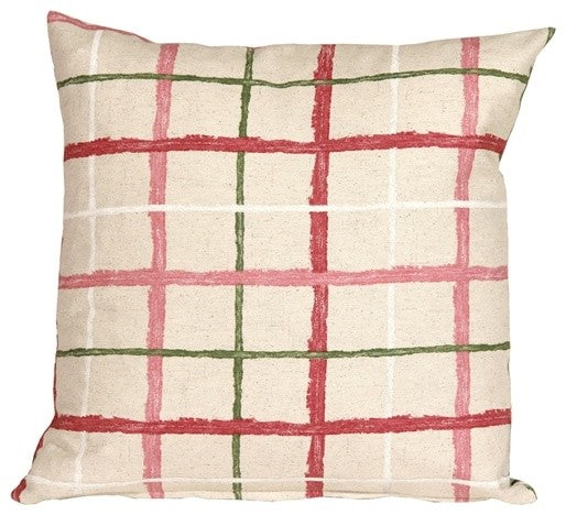 Pillow Decor - Albany Checks 16 x 16 Throw Pillow