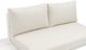 Maldives Cream Water Resistant Fabric Outdoor Patio Modular Sectional