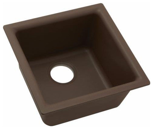 Elkay 15 3/4" Single Bowl Drop In/Undermount Bar/Prep Kitchen Sink, ELG1616PT0