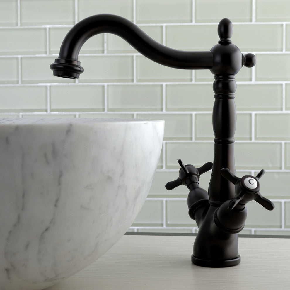 Kingston Brass Vessel Sink Faucet, Oil Rubbed Bronze