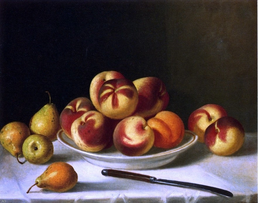 John F Francis Still Life With Peaches and Pears Wall Decal