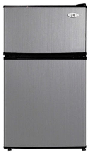 Double Door Stainless Steel Refrigerator With Freezer