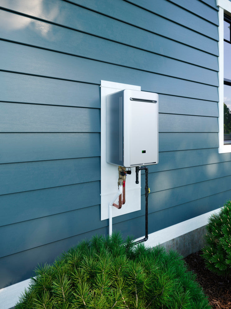Rinnai RE180eN 8.5 GPM 180,000 BTU 120 Volt Residential Outdoor - Silver