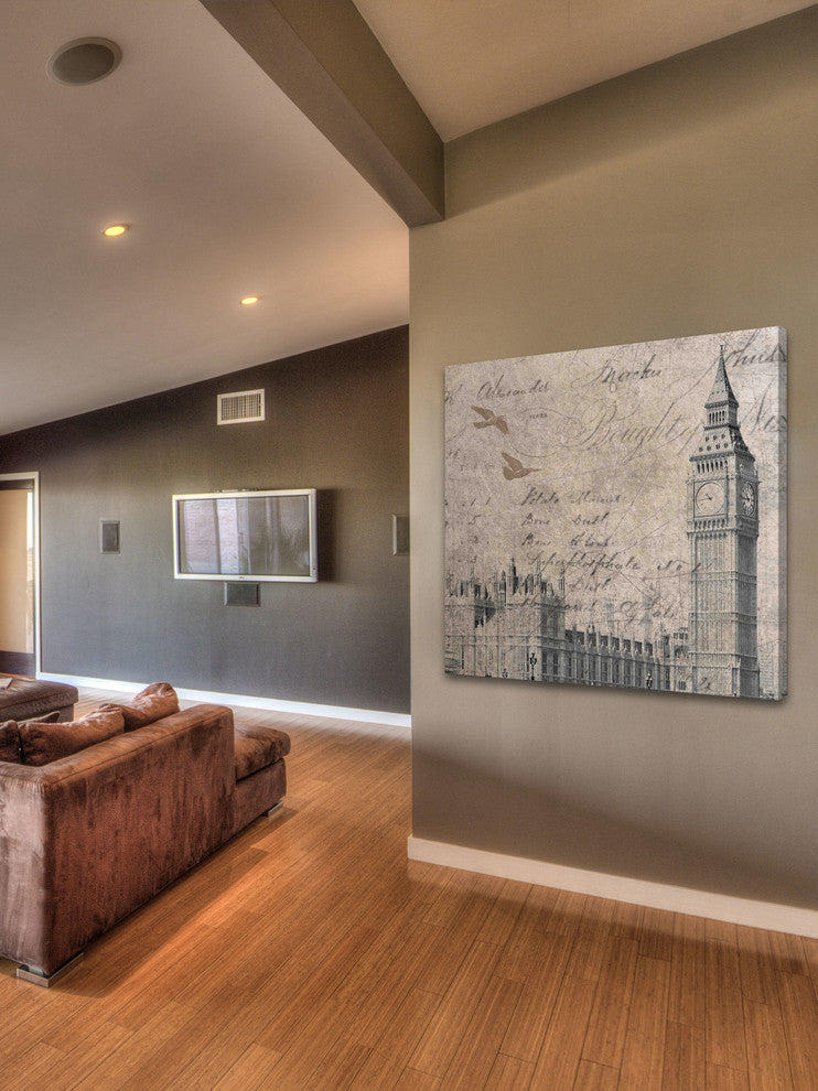 "London 2012" Painting Print on Canvas by Irena Orlov