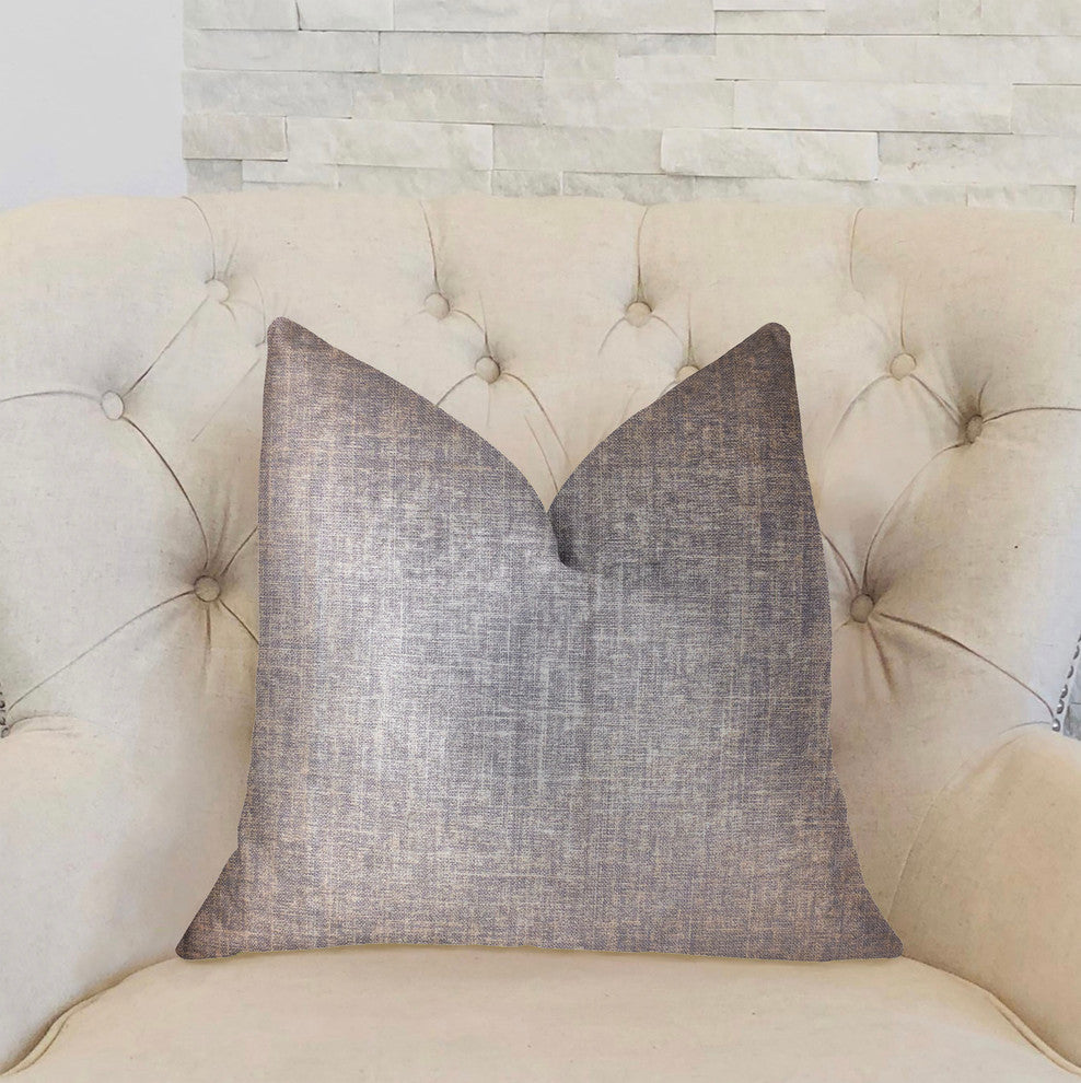 Radiance Blue Luxury Throw Pillow, 20"x30" Queen