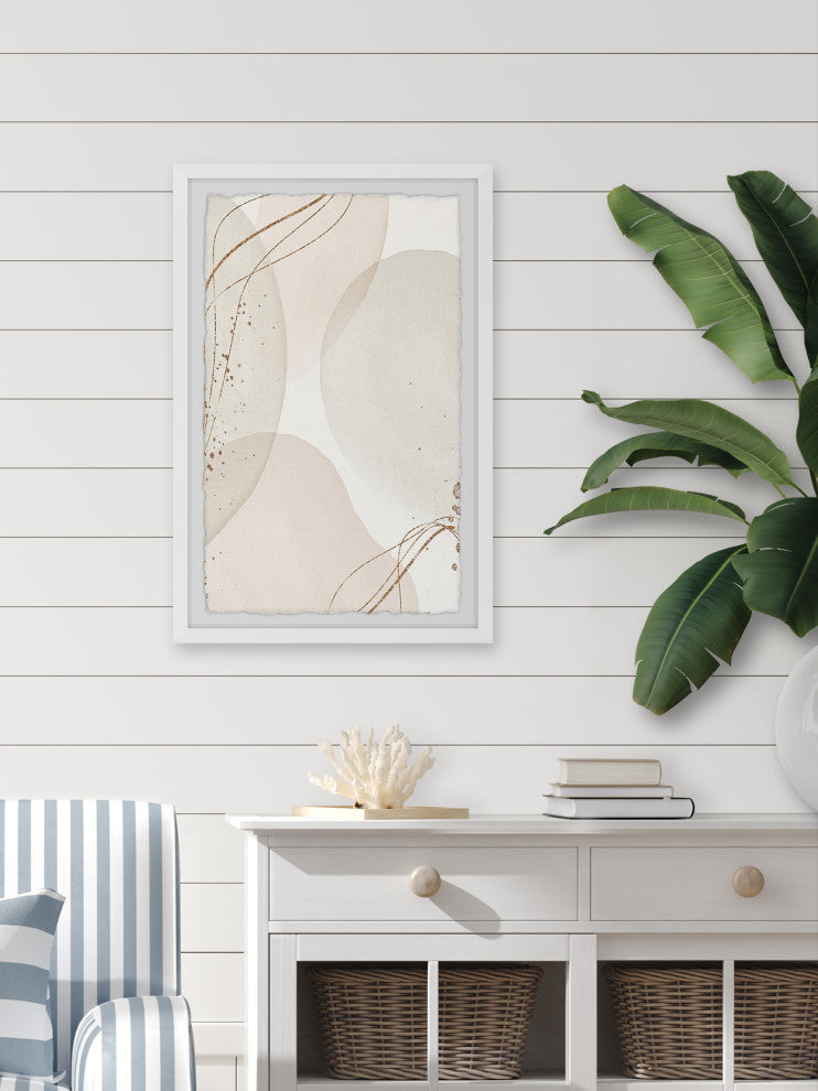 "Interconnected System" Framed Painting Print, 20x30