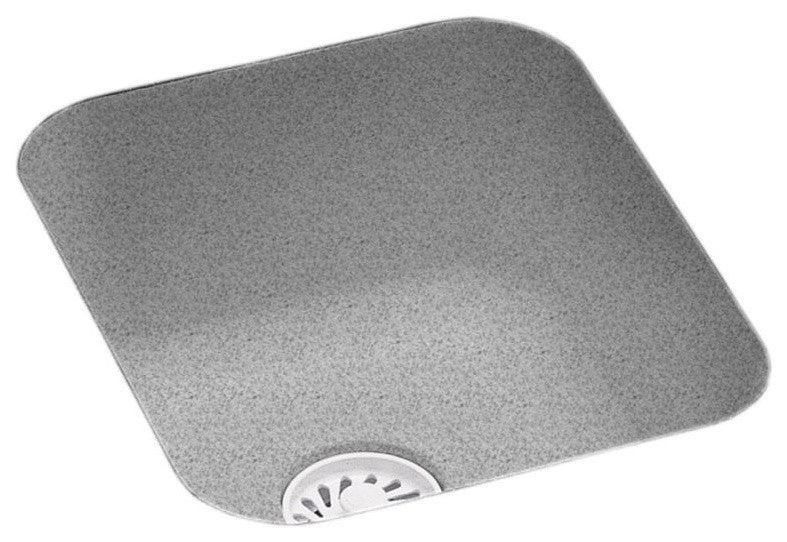 Swan 13x15x7 Solid Surface Undermount Bar Sink, Gray Granite