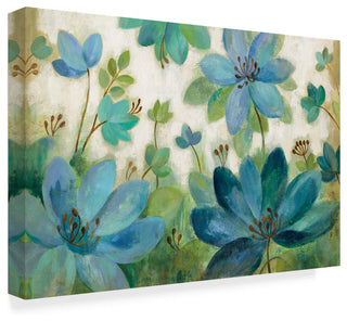 Silvia Vassileva 'Peacock Bloom' Canvas Art, 32"x22"