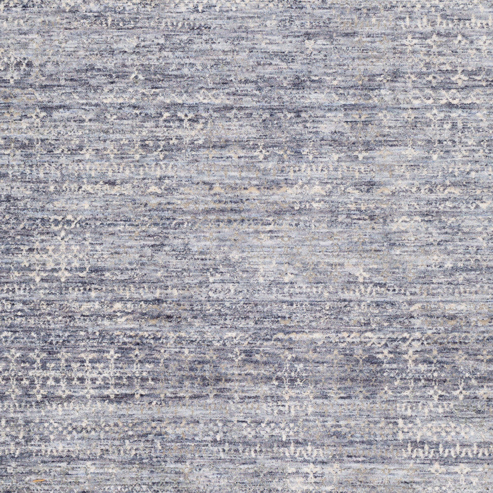 Surya Presidential PDT-2316 3'3"x8' Rug, Pale Blue/Green/Blue/Blue/Gray/Ivory