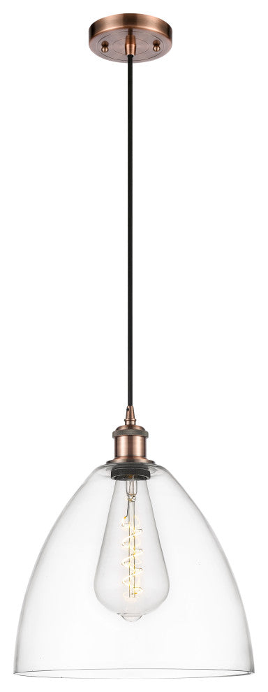 Innovations 516-1P-AC-GBD-122 1 Light Mini Pendant, Antique Copper