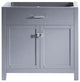 Caroline 36" Single Bathroom Vanity Cabinet, Gray