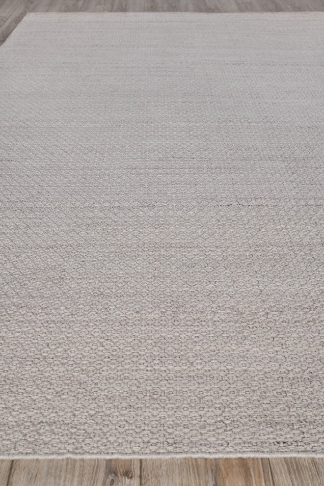Gamma Indoor/Outdoor Handmade Flatwoven PET yarn Beige Area Rug, 12'x15'