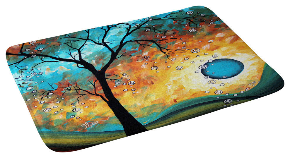 madart Inc. Aqua Burn Memory Foam Bath Mat, 17"x24"