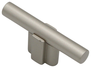 Smooth T-Knob, Matte Nickel