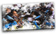 "Football in Action" Canvas Painting