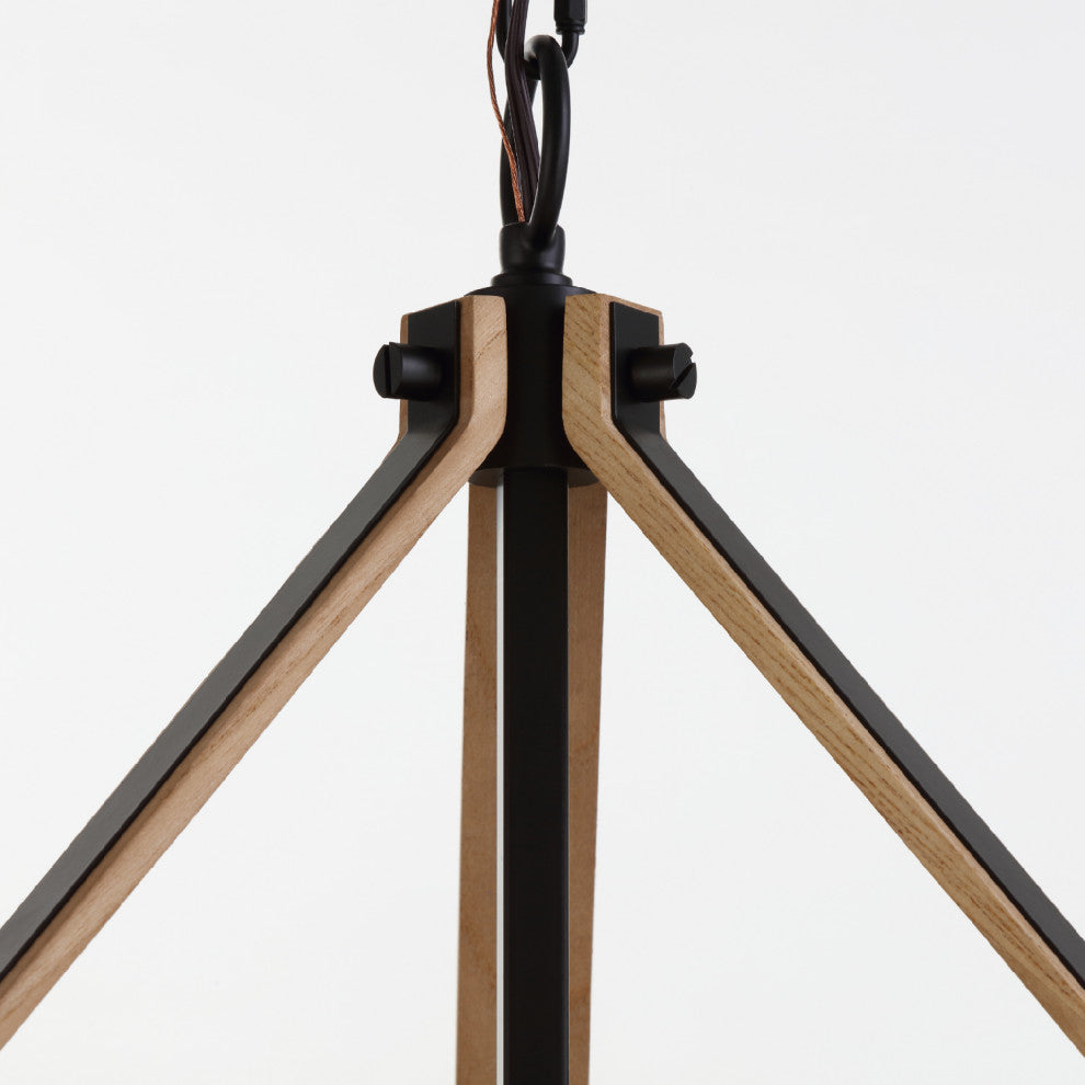 Savannah 6 Light Chandelier Matte Black