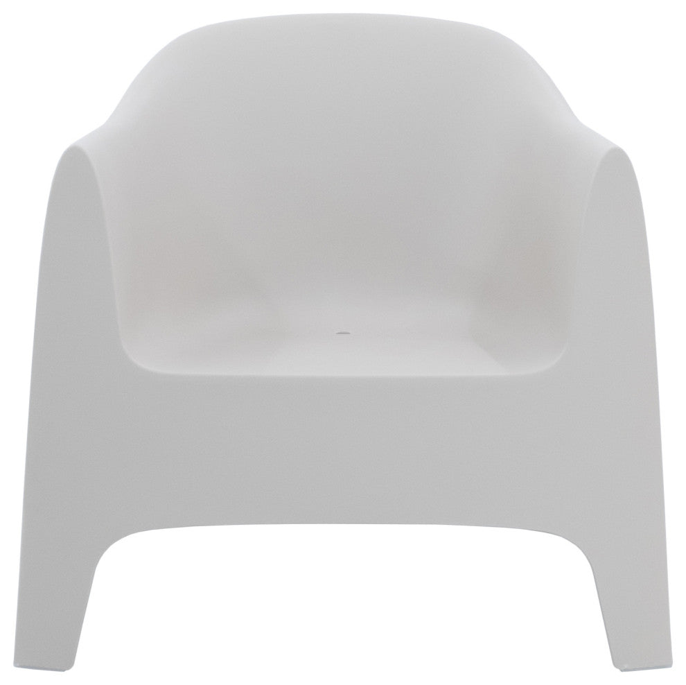 Vondom Solid Indoor/Outdoor Lounge Chair (Set of 2), White
