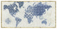 "Indigo Gild Map Maki" Digital Paper Print by Kathrine Lovell, 74"x38"