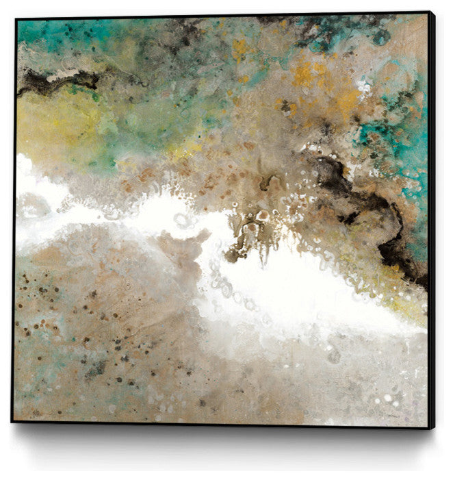 "Crystal Vision III" Art block Framed Canvas, 20"x20"