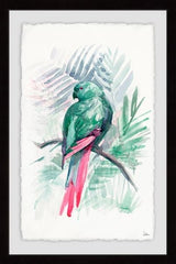 "Blissful Bird" Framed Painting Print, 16"x24"
