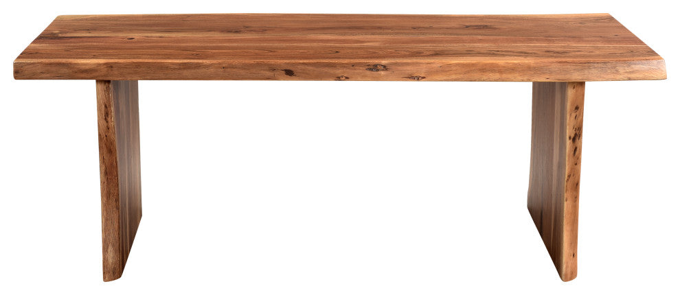 Stafford 2-piece Live Edge Solid Wood Living Room Table Set
