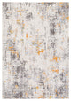 Surya Porto POO-2322 7'10"x10'2" Rug, White/Gray/Blue/Taupe/Mustard/Burnt Orange