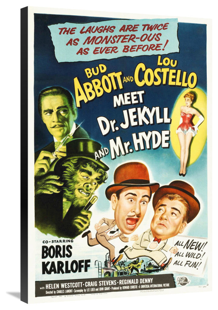 Abbott and Costello, Meet Dr, Jekyll And Mr, Hyde, 01, 24x36