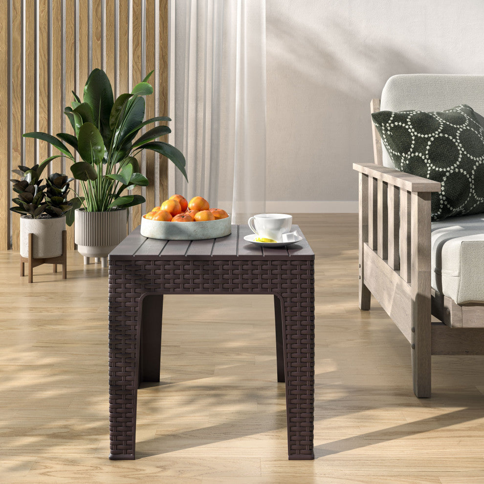 Lumina 3-Piece Bistro Set, Brown