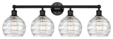 Athens Deco Swirl 4 35" Bath Vanity-Light Matte Black