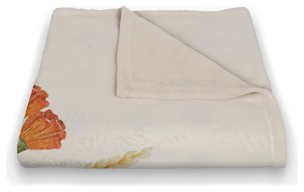 Welcome Beautiful Fall 50"x60 Fleece Throw Blanket