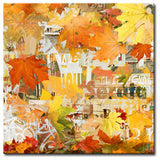Fall Ink XI, Canvas Wall Art, 16"x16"