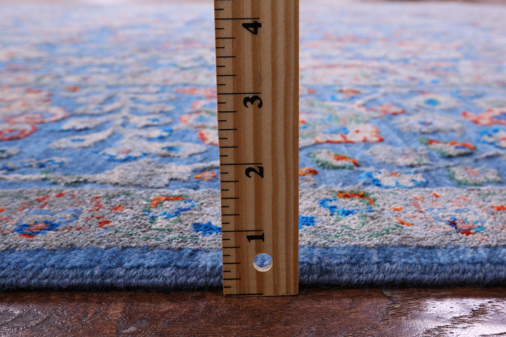 Wool and Silk Persian Handmade Rug 9' 2" X 12' 0" Q12087