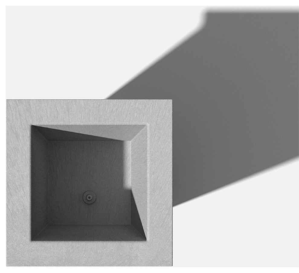 Brixton Tall Planter, 28", Gray, 28 Inch, 2 Pack