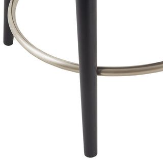 Madison Park Mateo Barrel Style Swivel Counter Stool, Grey