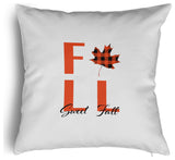 Sweet Fall Accent Pillow With Removable Insert, Harvest Orange, 18"x18"