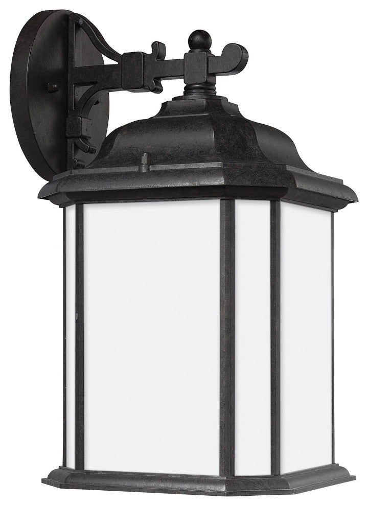 Kent 1-Light Outdoor Wall Lantern, Oxford Bronze
