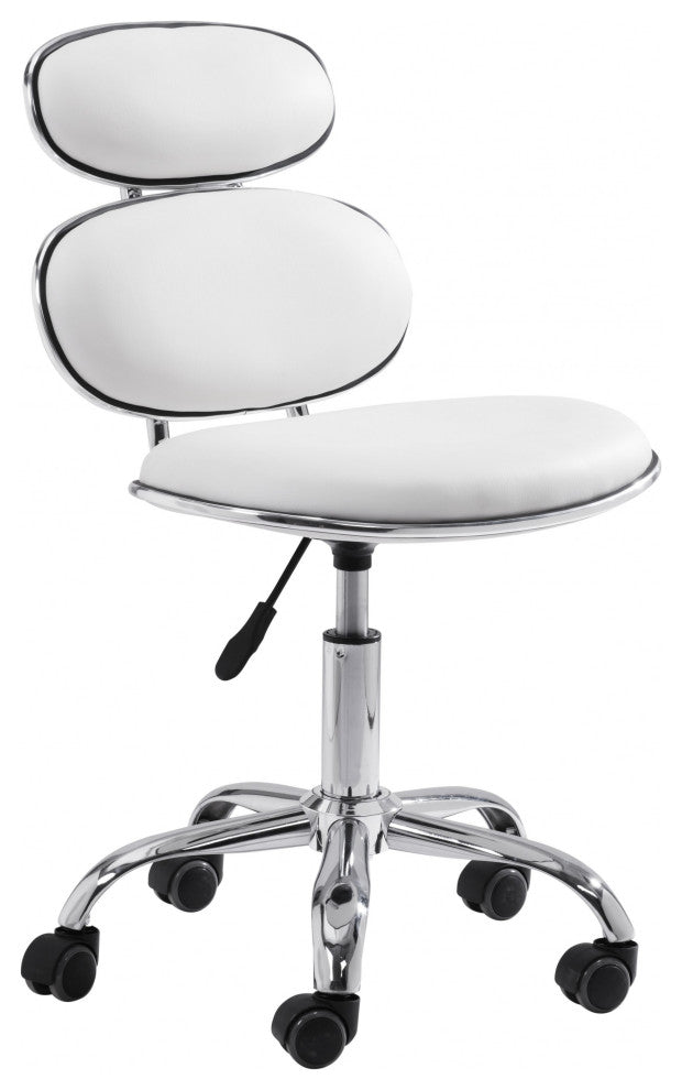White Metro Retro Office Chair