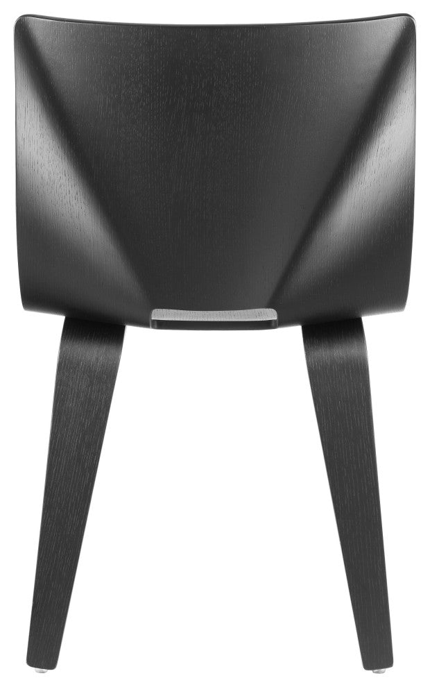 V Wide Chair, Black
