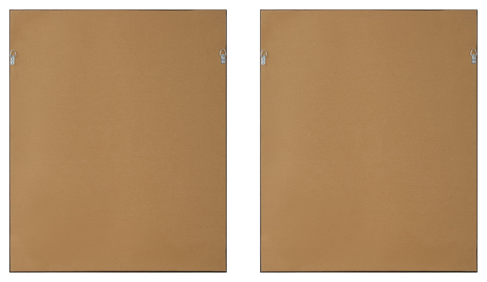 Uttermost - 32341 - Framed Prints, S/2 - Delicate Flowers - Dark Wood Grain