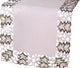 Tannenbaum Embroidered Cutwork Christmas Table Runner, 16"x34"