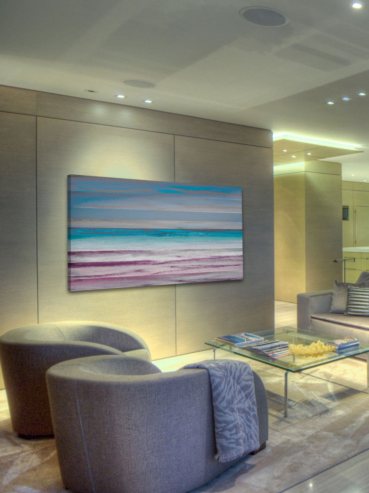 "Shoreline" Print on Canvas, 60"x30"