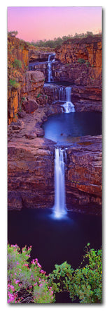 'Red Rock Cascade' Canvas Art by John Xiong